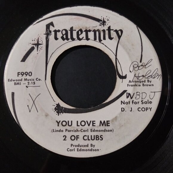 2 Of Clubs – Let Me Walk With You VG Promo 45RPM Fraternity F990 Record 1967 POP - Picture 2 of 3